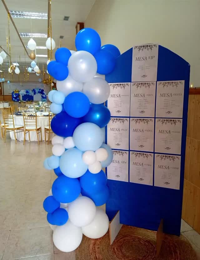 Decoración profesional con globos para fiestas familiares